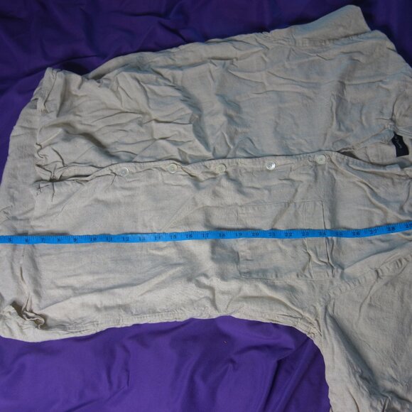 Ecole de Pensee Size 50 Button Down Made in Portugal Short Sleeve Shirt - Picture 6 of 13